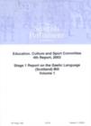 Image for Gaelic Language (Scotland) Bill : 4th : Education, Culture and Sport Committee : v.1 : Education, Culture and Sport Committee
