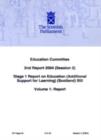 Image for 2nd Report 2004 (session 2),Stage 1 Report on Education (additional Support for Learning) (Scotland) Bill