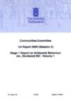 Image for 1st Report,2004 (session 2),Stage 1 Report on Antisocial Behaviour Etc. (Scotland) Bill