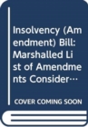 Image for Insolvency (Amendment) Bill