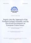 Image for Inquiry into the Approach of the Northern Ireland Assembly and the Devolved Government on European Union Issues