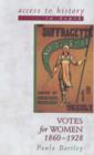 Image for Votes for women, 1860-1928