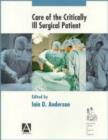 Image for Care of the Critically Ill Surgical Patient