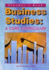 Image for Business studies  : a core curriculum: Teacher&#39;s book