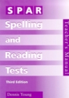 Image for SPAR (spelling and reading) tests: Teacher&#39;s manual