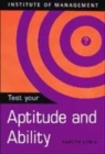 Image for Test your aptitude and ability