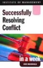 Image for Successfully resolving conflict in a week