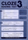 Image for Cloze Reading Test : Test 3 : Pack of 10