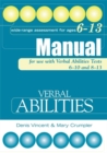 Image for Verbal Abilities Tests Manual