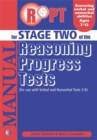 Image for Reasoning Progress Tests : Stage 2 : Manual