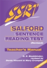 Image for Salford Sentence Reading Test