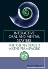 Image for Interactive Oral and Mental Starters for the Key Stage 3 Mathematics Framework