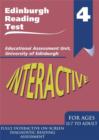 Image for Edinburgh Reading Test 4 : Educational Assessment Unit Interactive