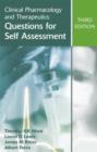 Image for Clinical Pharmacology and Therapeutics: Questions for Self Assessment, Third edition