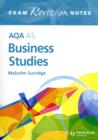 Image for AQA AS Business Studies Exam Revision Notes
