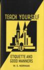 Image for Teach Yourself Etiquette and Good Manners