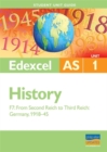 Image for Edexcel AS historyUnit 1,: From Second Reich to Third Reich - Germany 1918-45 (Option F7)