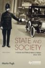 Image for State and society  : a social and political history of Britain since 1870
