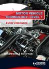 Image for Motor Vehicle Technology : Level 1 : Tutor Resource