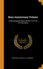 Image for BOAS ANNIVERSARY VOLUME: ANTHROPOLOGICAL