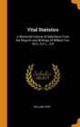 Image for VITAL STATISTICS: A MEMORIAL VOLUME OF S