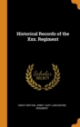 Image for HISTORICAL RECORDS OF THE XXX. REGIMENT