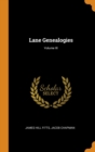 Image for LANE GENEALOGIES; VOLUME III