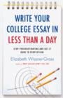Image for Write Your College Essay in Less Than a Day