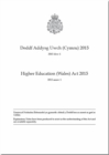 Image for Higher Education (Wales) Act 2015 : 2015 anaw 1