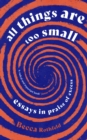 Image for All things are too small  : essays in praise of excess