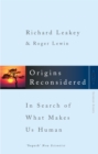 Image for Origins reconsidered  : in search of what makes us human