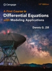 Image for A First Course in Differential Equations With Modeling Applications