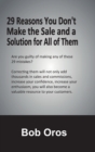 Image for 29 Reasons You Don&#39;t Make the Sale and a Solution for All of Them