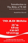 Image for Introduction to The Bible of 70 AD