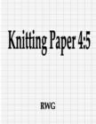 Image for Knitting Paper 4 : 5: 50 Pages 8.5&quot; X 11&quot;