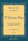 Image for TOung Pao, Vol. 20: Ou Archives Concernant lHistoire, les Langues, la Geographie Et lEthnographie de lAsie Orientale (Classic Reprint)