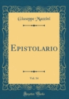 Image for Epistolario, Vol. 34 (Classic Reprint)