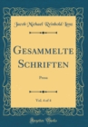 Image for Gesammelte Schriften, Vol. 4 of 4: Prosa (Classic Reprint)