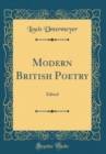 Image for Modern British Poetry: Edited (Classic Reprint)