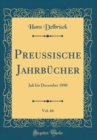 Image for Preußische Jahrbucher, Vol. 66: Juli bis December 1890 (Classic Reprint)