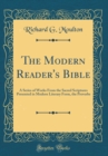 Image for The Modern Reader&#39;s Bible: A Series of Works From the Sacred Scriptures Presented in Modern Literary Form, the Proverbs (Classic Reprint)