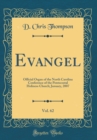 Image for Evangel, Vol. 62: Official Organ of the North Carolina Conference of the Pentecostal Holiness Church; January, 2007 (Classic Reprint)