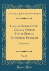 Image for Canusa Newsletter, Canada United States Spruce Budworms Program, Vol. 27: March 1983 (Classic Reprint)