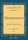 Image for Mnemosyne, Vol. 7: Bibliotheca Philologica Batava (Classic Reprint)