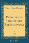 Image for Principes de Phonetique Experimentale, Vol. 2 (Classic Reprint)