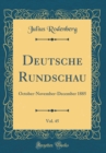 Image for Deutsche Rundschau, Vol. 45: October-November-December 1885 (Classic Reprint)