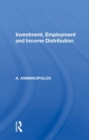 Image for Investment, employment, and income distribution