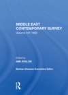 Image for Middle East contemporary surveyVolume XVI,: 1992