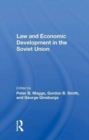 Image for Law And Economic Development In The Soviet Union