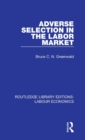 Image for Adverse Selection in the Labor Market